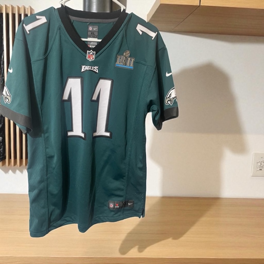 NFL Green On-Field Jersey Philadelphia Eagles
